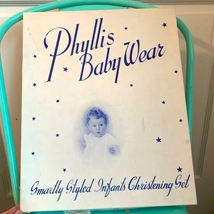 Vintage Phyllis Baby Wear Christening Coat, Dress, Slip, Hat, Bib, Shoes